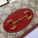 Replica Portafoglio Gucci Horsebit 1955 con catena 621892 Rosso