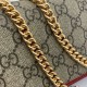 Replica Portafoglio Gucci Horsebit 1955 con catena 621892 Rosso