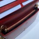 Replica Portafoglio Gucci Horsebit 1955 con catena 621892 Rosso