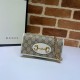 Replica Portafoglio Gucci Horsebit 1955 con catena 621892 Marrone / Bianco