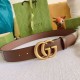 Replica Cintura Gucci GG con fibbia Doppia G 625839 Marrone