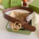 Replica Cintura Gucci GG con fibbia Doppia G 625839 Marrone