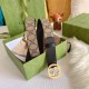 Replica Cintura Gucci GG con fibbia Doppia G 625839 Nera