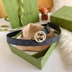 Replica Cintura Gucci GG con fibbia Doppia G 625839