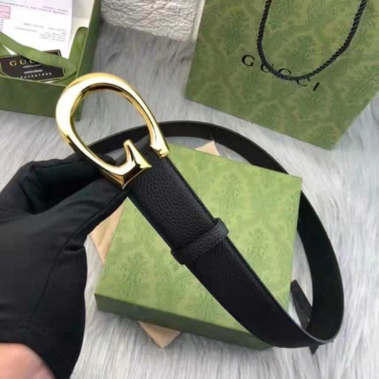 Replica Gucci Cintura con fibbia G 655567 Nero