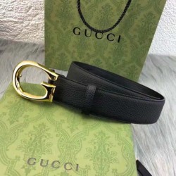 Replica Gucci Cintura con fibbia G 655567 Nero