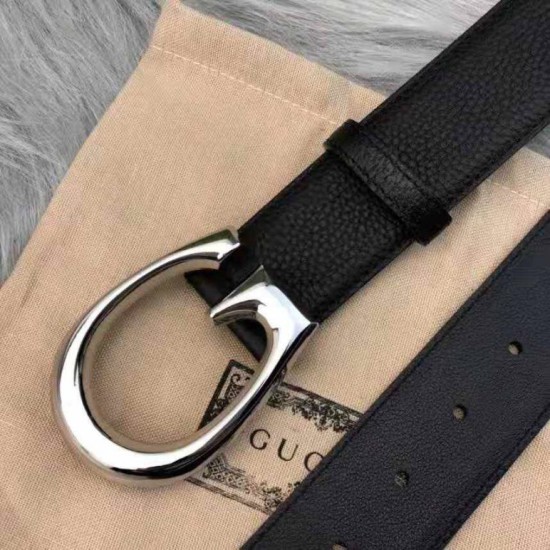 Replica Gucci Cintura con fibbia G 655567 Nero