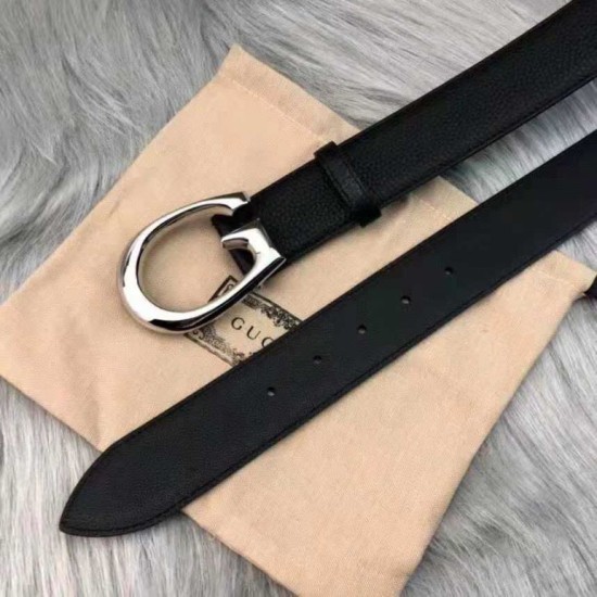 Replica Gucci Cintura con fibbia G 655567 Nero