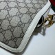 Replica Gucci Horsebit 1955 Mini Borsa 658574 Bianco