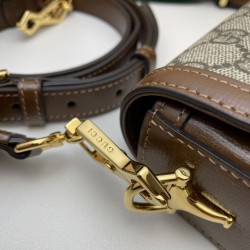 Replica Gucci Horsebit 1955 Mini Borsa 658574 Marrone