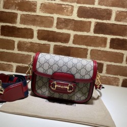 Replica Gucci Horsebit 1955 Mini Borsa 658574 Rossa