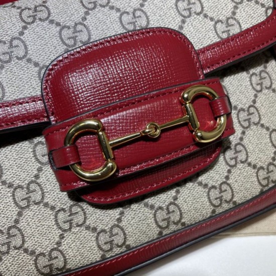 Replica Gucci Horsebit 1955 Mini Borsa 658574 Rossa