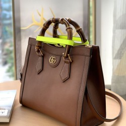 Replica Gucci Borsa tote piccola Diana 660195 Marrone