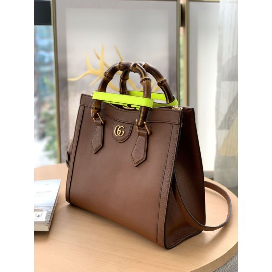 Replica Gucci Borsa tote piccola Diana 660195 Marrone Replica Gucci Borsa tote piccola Diana 660195 Marrone