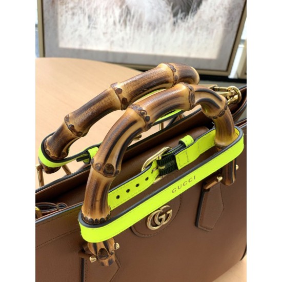 Replica Gucci Borsa tote piccola Diana 660195 Marrone Replica Gucci Borsa tote piccola Diana 660195 Marrone