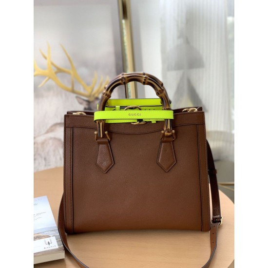 Replica Gucci Borsa tote piccola Diana 660195 Marrone Replica Gucci Borsa tote piccola Diana 660195 Marrone