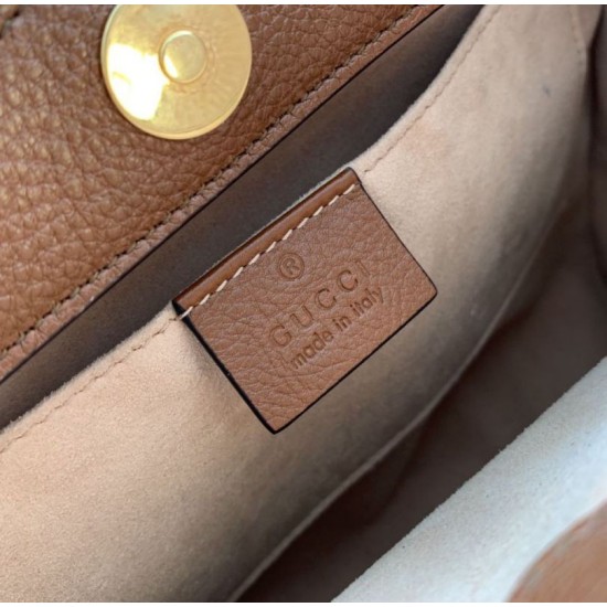Replica Gucci Borsa tote piccola Diana 660195 Marrone Replica Gucci Borsa tote piccola Diana 660195 Marrone