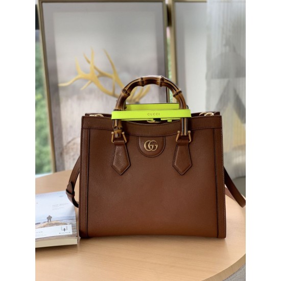 Replica Gucci Borsa tote piccola Diana 660195 Marrone Replica Gucci Borsa tote piccola Diana 660195 Marrone