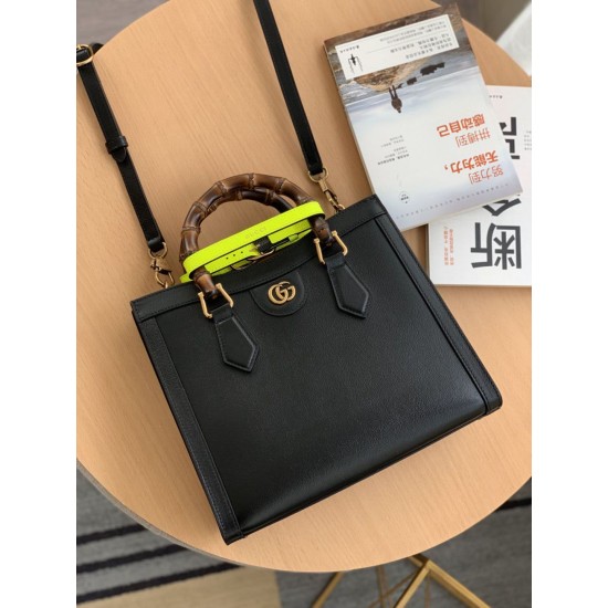 Replica Gucci Diana piccola Tote Bag 660195 Nero