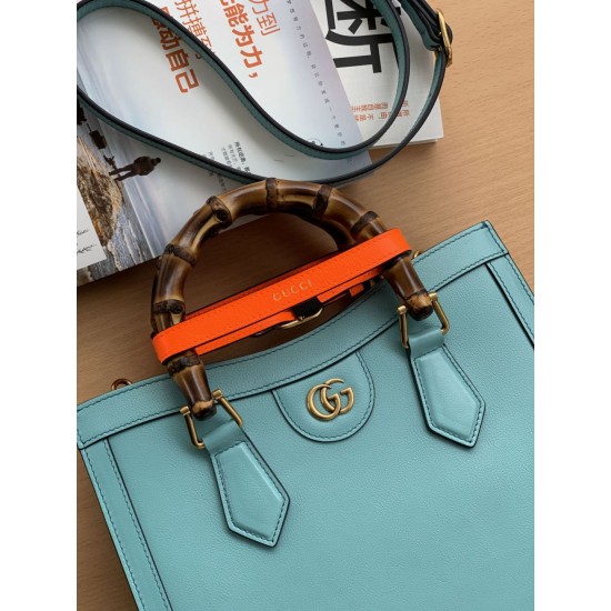 Replica Gucci Borsa tote Diana piccola 660195 Azzurro Replica Gucci Borsa tote Diana piccola 660195 Azzurro