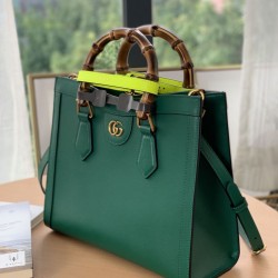 Replica Gucci Borsa tote Diana piccola 660195 Verde