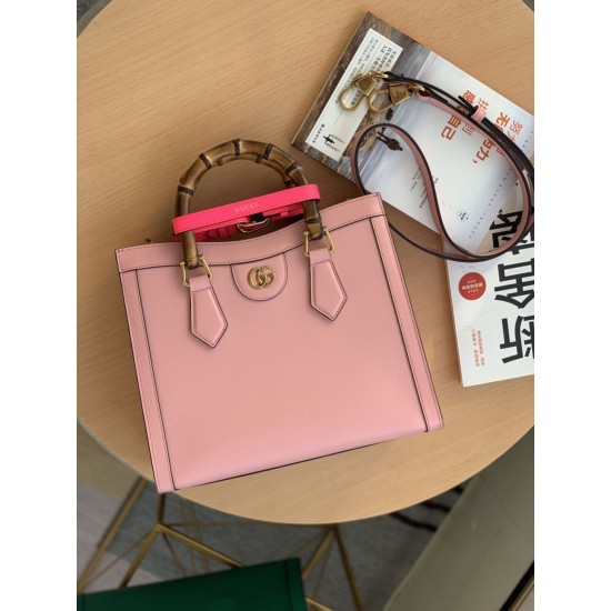 Replica Gucci Borsa tote Diana piccola 660195 Rosa Replica Gucci Borsa tote Diana piccola 660195 Rosa