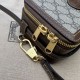 Replica Gucci Borsa Mini con Interlocking G 671674 Marrone