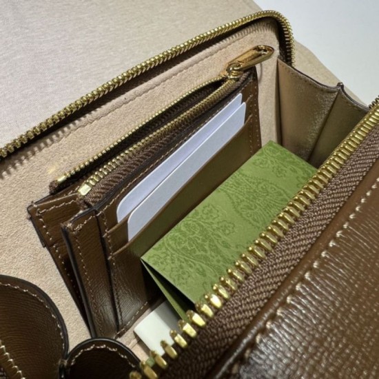 Replica Gucci Borsa Mini con Interlocking G 671674 Marrone