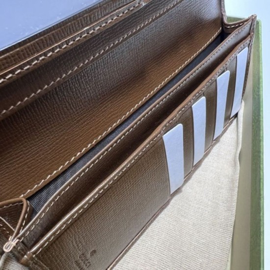 Replica Gucci Portafoglio lungo con Interlocking G 672947