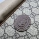 Replica Portafoglio Gucci Zip around con Interlocking G 673003 Marrone
