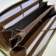 Replica Portafoglio Gucci Zip around con Interlocking G 673003 Marrone