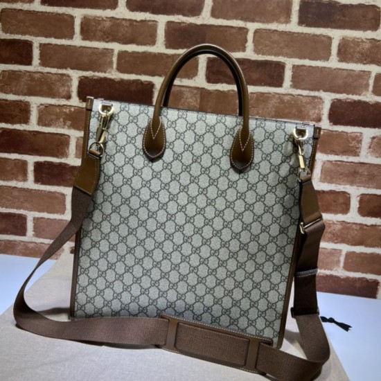 Replica Gucci Borsa media con Interlocking G 674155 Marrone