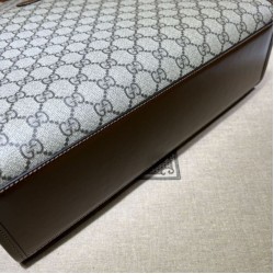 Replica Gucci Borsa media con Interlocking G 674155 Marrone