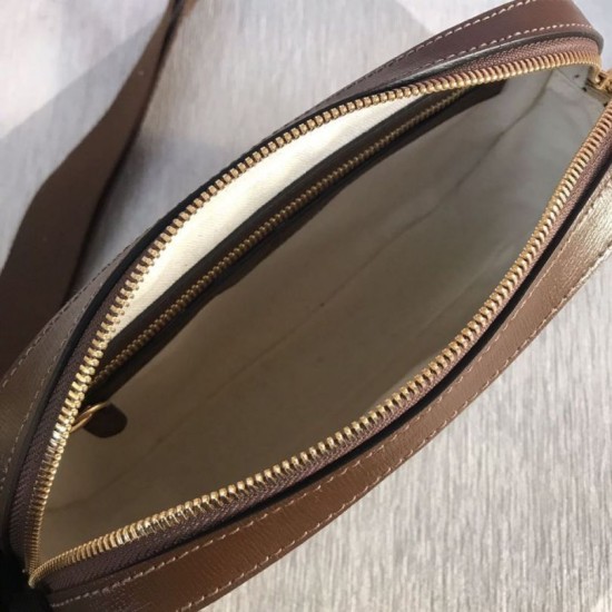 Replica Borsa Gucci Messenger con Interlocking G 675891 Marrone