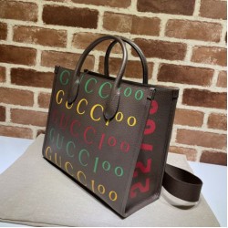Replica Gucci 100 Borsa tote piccola 680956 Caffè