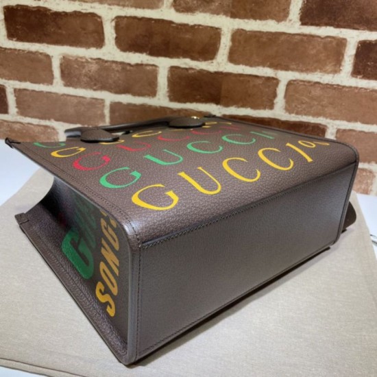 Replica Gucci 100 Borsa tote piccola 680956 Caffè