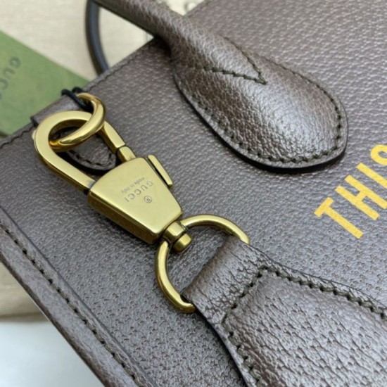Replica Gucci 100 Borsa tote piccola 680956 Caffè