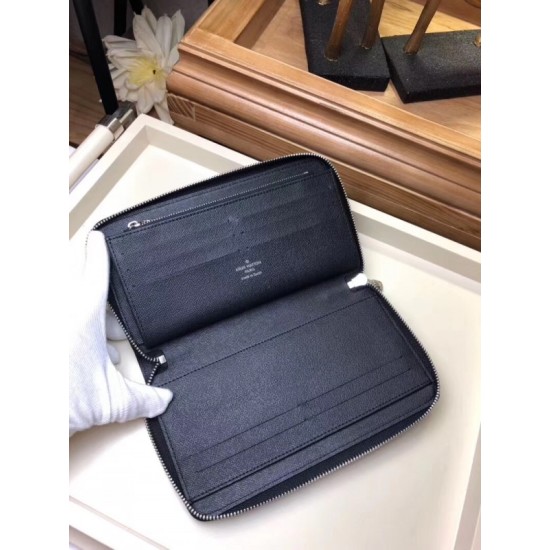 Replica Louis Vuitton Zippy Organizer Taiga Pelle M30056