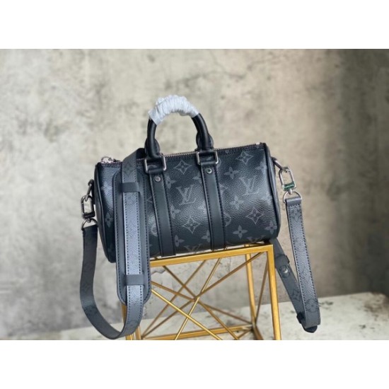 Replica Borsa Louis Vuitton Keepall XS Monogram Eclipse M45947
