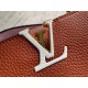 Replica Borsa Louis Vuitton Capucines BB In Pelle Marrone M59266