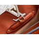 Replica Borsa Louis Vuitton Capucines BB In Pelle Marrone M59266