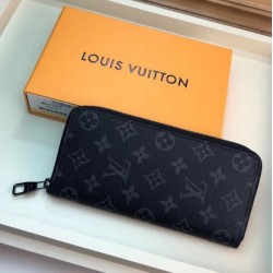 Replica Portafoglio Louis Vuitton Zippy Vertical Monogram Eclipse M62295