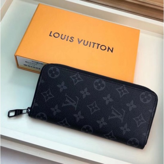 Replica Portafoglio Louis Vuitton Zippy Vertical Monogram Eclipse M62295
