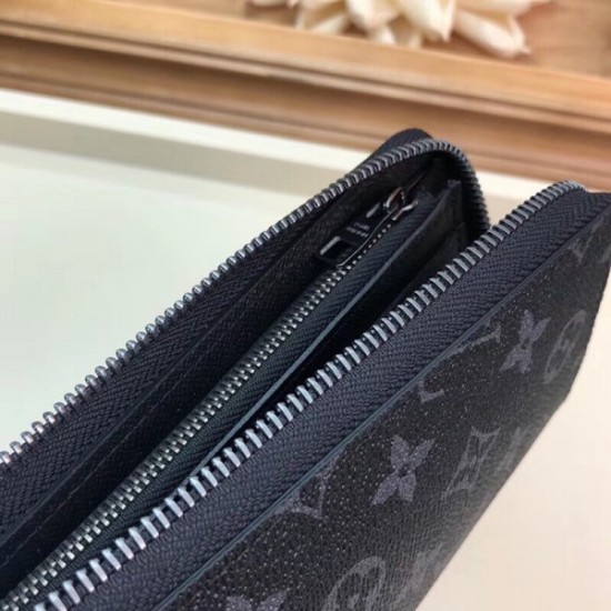 Replica Portafoglio Louis Vuitton Zippy Vertical Monogram Eclipse M62295