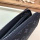 Replica Portafoglio Louis Vuitton Zippy Vertical Monogram Eclipse M62295