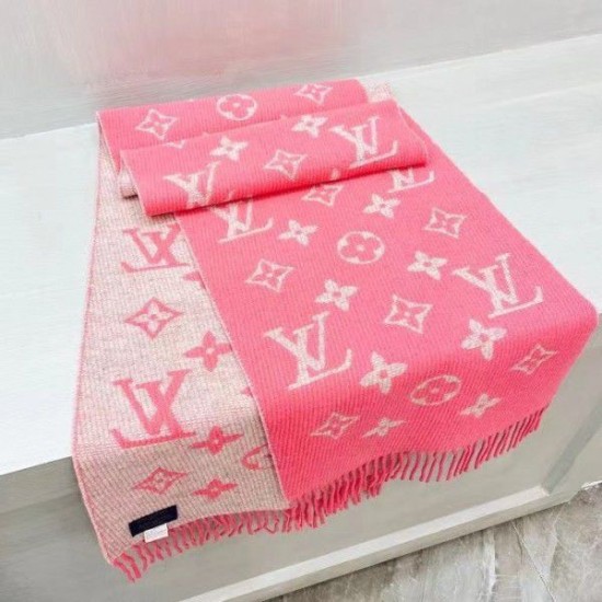 Replica Sciarpa Louis Vuitton Daily LV rosa M76699