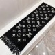 Replica Sciarpa Louis Vuitton Daily LV nera M76701