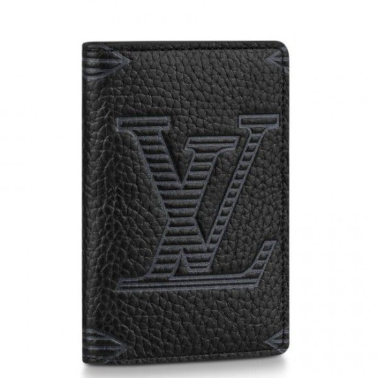 Replica Louis Vuitton Pocket Organizer Taurillon Shadow M80038