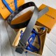 Replica Louis Vuitton LV Initials 40MM Cintura reversibile Damier Graphite MP314V