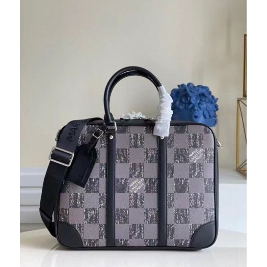 Replica Louis Vuitton Studio Cartella Damier Graphite Canvas N50072